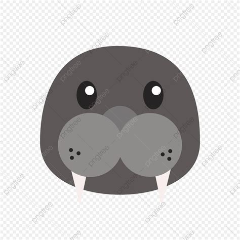 Walrus Face Clip Art