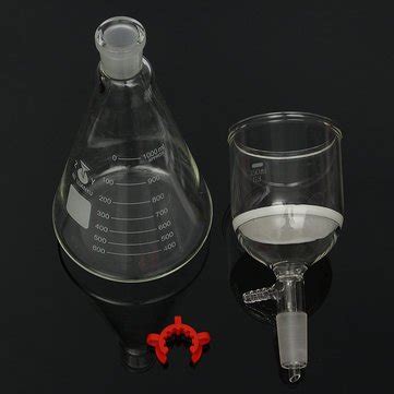Buy Atoz prime Glass Suction Filter Filtration Kit 350ml Buchner Funnel ...
