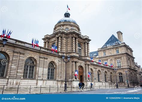 The Senate of France Located at the Luxembourg Palace in the 6th Arrondissement of Paris ...