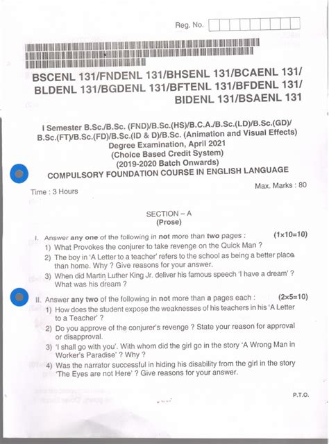 BCA I Semester English April 2021 - Bca 1st sem - Studocu