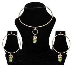 Buy Trisha Jewels 24K Gold Plated Hassli Set at Amazon.in