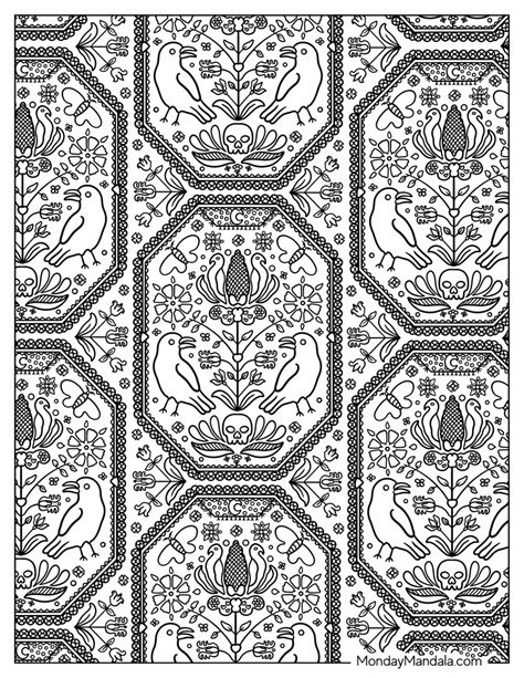 20 Pattern Coloring Pages (Free PDF Printables)
