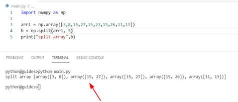 Image result for Array Split Python