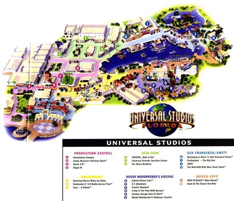 Free Printable Universal Studios Orlando Map (2024) - Printables for Everyone