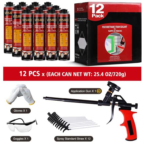 VISRIE Gaps and Cracks Foam Insulation Sealant - 25.4 oz India | Ubuy