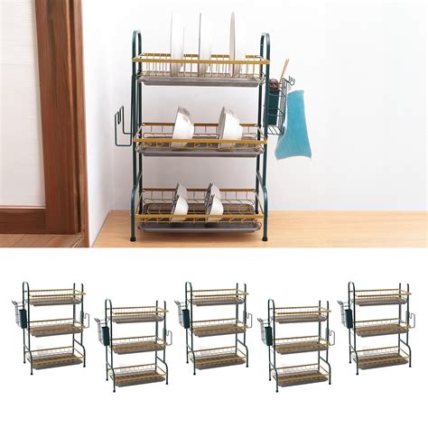 USHA SHRIRAM Free Mounting Dish Rack | Stackable Kitchen Basket For ...