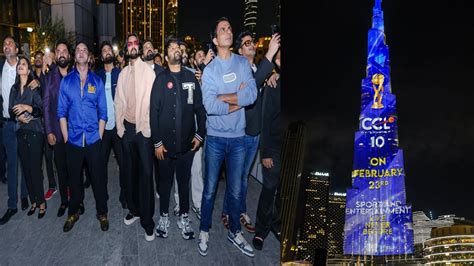 CCL 2024 Promo Launch : బుర్జ్ ఖలీఫాపై సీసీఎల్‌ 2024 ప్రోమో లాంచ్ ...