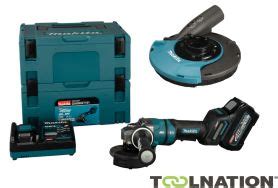 Makita GA050GT101Kap Accu Angle Grinder 125mm 40V Max 5.0Ah Li-Ion in ...