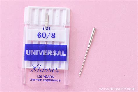 Sewing Machine Needle Sizes, Types & Uses Guide | TREASURIE