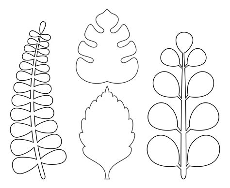 Printable Leaf Patterns 的图像结果