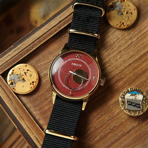 Red Raketa Copernicus Heritage Vintage Wrist Watch. Unique Gift for Men ...