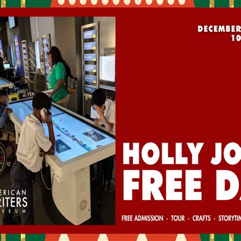 Holly Jolly Free Museum Day