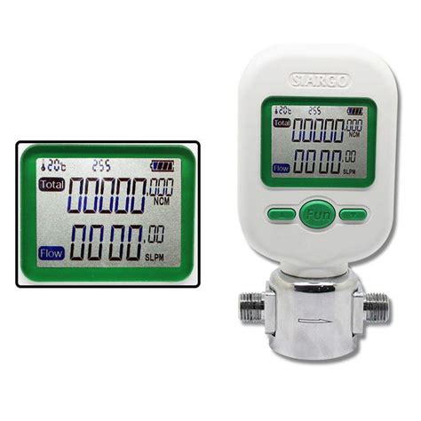 TOPCHANCES Portable Digital Gas Flow Meter for Air and Inactive India ...