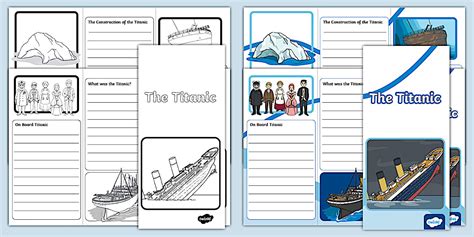 The Titanic Leaflet Template (teacher made) - Twinkl