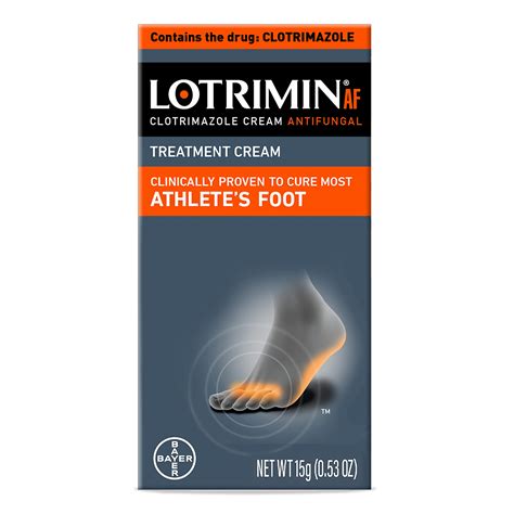 Lotrimin AF Cream 1% Clotrimazole Antifungal Treatment for Athlete's ...