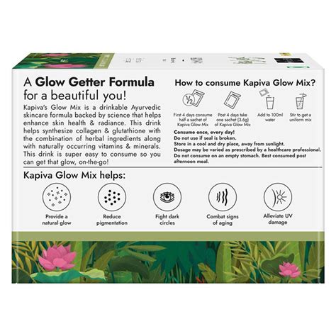 Buy KAPIVA SKIN FOODS GLOW POWDER 30 SACHETS Online & Get Upto 60% OFF ...