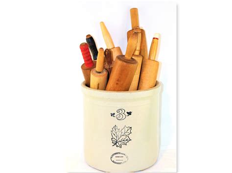 Antique & Vintage Wood Rolling Pins, Your Choice.