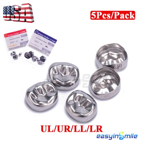 Dental Alloy Crowns 3M ESPE U-67 Iso-Form S - Upper Left 1st Molar, 5 ...