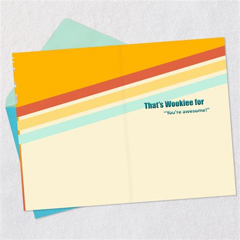 Star Wars™ Chewbacca™ You're Awesome Friendship Card - Greeting Cards ...