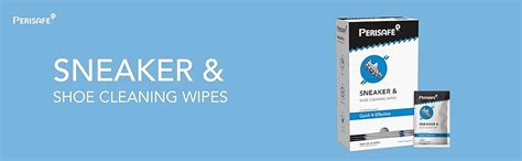 PERISAFE Sneaker and Shoe Cleaning Wipes Individually wrapped sachet ...