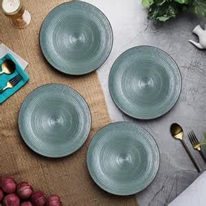 Buy Freakway Rustic Stoneware Quarter Plate – 7.3" Textured Ceramic ...