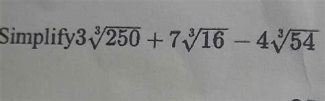 Simplify the problem - Brainly.in