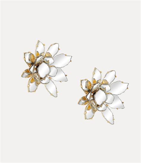 Albine Earrings in GOLD-MIRROR | Vivienne Westwood®
