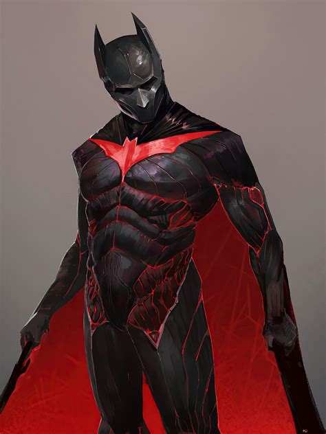 Batman Beyond Comics Art 4K achtergrond downloaden