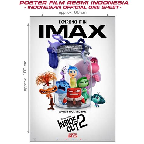 Jual Poster Film INSIDE OUT 2 - original Indonesian IMAX one sheet ...