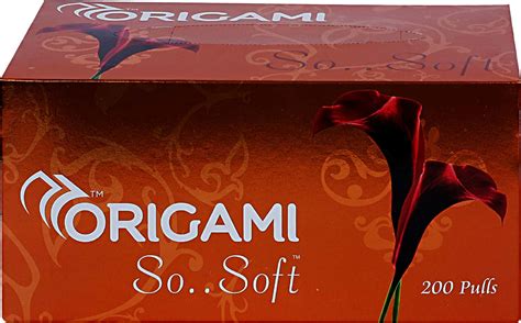 Buy ORIGAMI SO SOFT FACE TISSUE PAPER BOX / CAR FACIAL TISSUE BOX - 2 ...
