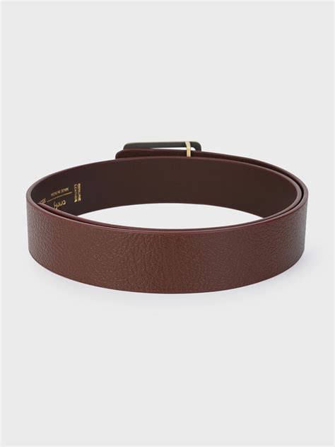 Buy Signature Nickel-Brushed Buckle Leather Belt – One8 Select