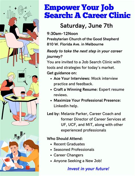 Job Career Clinic Registration Form | Presbyterian Church of the Good ...