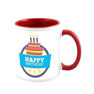 Buy AllUPrints Birthday Gifts Design 27 Red Coffee Mug - 11 oz Online ...