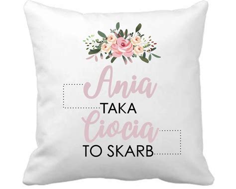 Poduszka na urodziny dla cioci