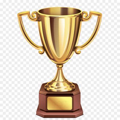 Golden Trophy Transparent Background - Pngsource
