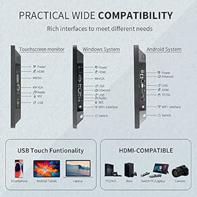 TouchWo 27 inch Android 11 Touchscreen Monitor Tablet, 16:9 India | Ubuy