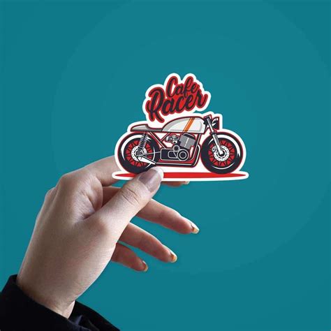Buy Caf√© Racer Sticker Online | Premium Waterproof Vinyl | STICK IT UP