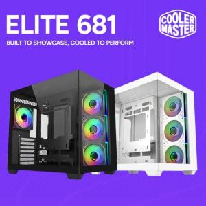 Amazon.in: Buy Cooler Master Elite 681 Computer Case- White |4 X Pre ...
