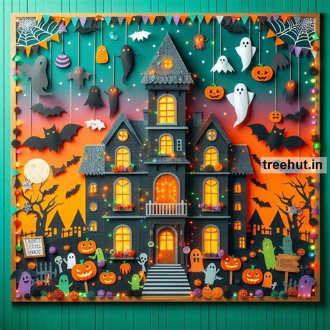Halloween Haunted House Bulletin Board Ideas and Classroom Activity ...