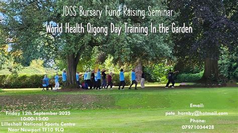 World Health Qigong Day in the Garden September 2025, Lilleshall Hall ...