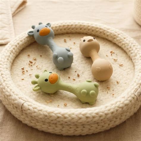 Buy Animal Teething Rattle (Silicone) Online - Lillbud