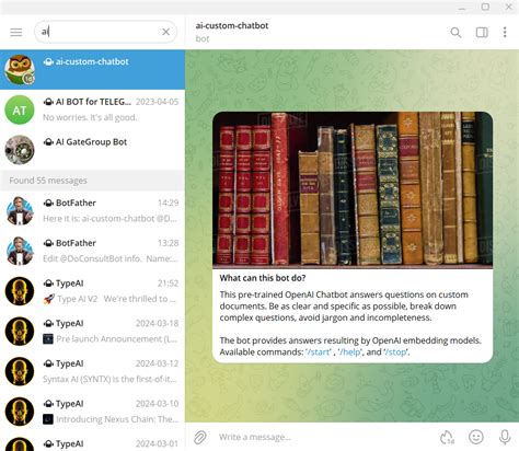 AI Chatbot on custom documents | Freelancer