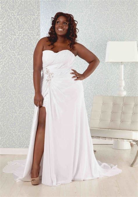 plus size beach wedding dresses
