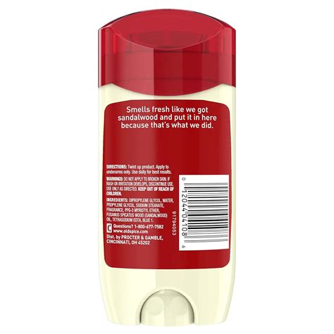 Old Spice Timber Deodorant for Men - Aluminum Free, Sandalwood Scent ...