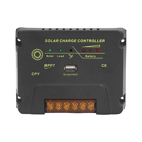 Solar Charge Controller, 20A Solar Panel Battery Intelligent Regulator ...