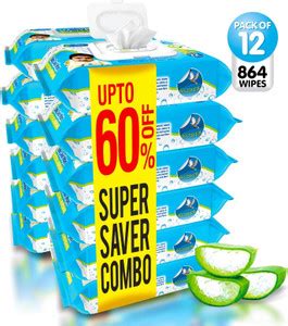 GLIDER Soft Baby Wipes with Fliptop | Aloe Vera & Vitamin E | Paraben ...