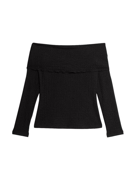 Buy Textured Off The Shoulder Top at Marks & Spencer