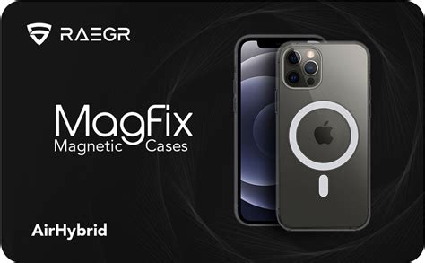 RAEGR iPhone 12 / iPhone 12 Pro 5G MagFix Magnetic Case, Supports Mag ...