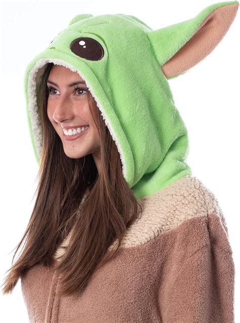 Buy Star Wars The Mandalorian Adult The Child Grogu Kigurumi Union Suit ...