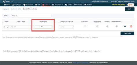 Customize Employee Fields
